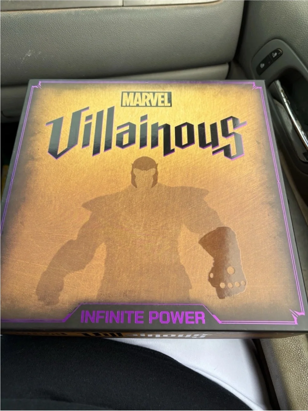 Marvel Villainous Infinite Power Box - Gold & Purple Accents